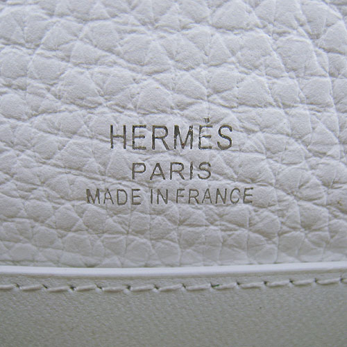 AAA Hermes Kelly 22 CM France Leather Handbag White H008 On Sale